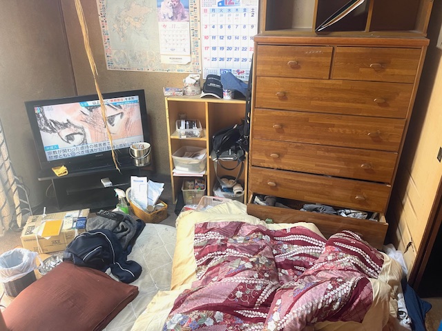 『引越し～引越し後の片付け処分』福岡県福岡市／🐸片付けカンパニー・マルジュン／女性スタッフ／遺品整理・生前整理・施設入居時・引越し前後・ゴミ部屋・ネコ部屋の片付け・処分・買取り・ハウスクリーニング