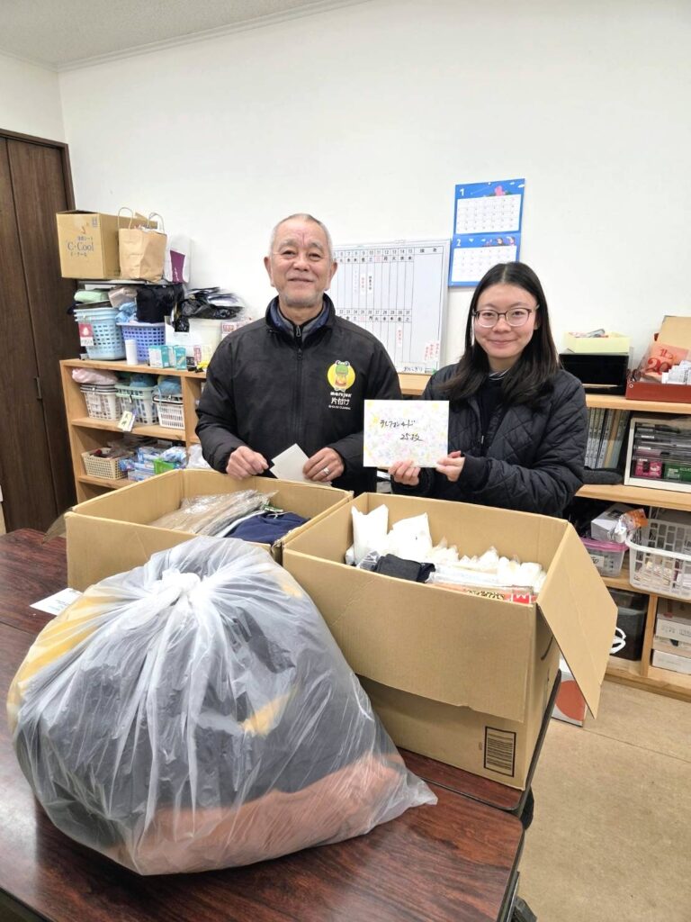 🐸『生活困窮者レスキュー活動』ホームレス支援おにぎりの会へ物資支援＆寄付